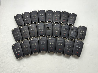 compare product Lot of 25 Chevrolet Keyless Entry Remote Fob MIXED FCC IDS MIXED PART