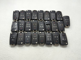 compare product Lot of 25 Chevrolet Keyless Entry Remote Fob MIXED FCC IDS MIXED PART