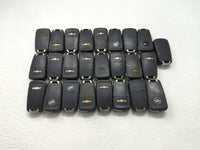 Lot of 25 Chevrolet Keyless Entry Remote Fob MIXED FCC IDS MIXED PART - Oemusedautoparts1.com