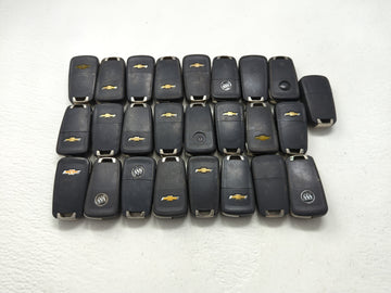 Lot of 25 Chevrolet Keyless Entry Remote Fob MIXED FCC IDS MIXED PART