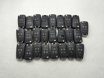 compare product Lot of 25 Chevrolet Keyless Entry Remote Fob MIXED FCC IDS MIXED PART