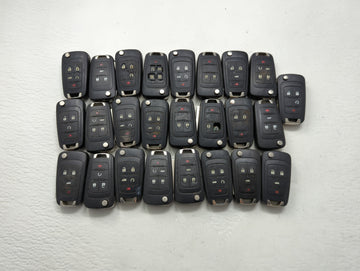 Lot of 25 Chevrolet Keyless Entry Remote Fob MIXED FCC IDS MIXED PART - Oemusedautoparts1.com