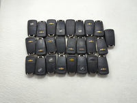 Lot of 25 Chevrolet Keyless Entry Remote Fob MIXED FCC IDS MIXED PART - Oemusedautoparts1.com