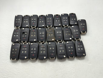 compare product Lot of 25 Chevrolet Keyless Entry Remote Fob MIXED FCC IDS MIXED PART
