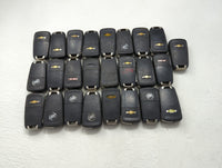 Lot of 25 Chevrolet Keyless Entry Remote Fob MIXED FCC IDS MIXED PART - Oemusedautoparts1.com