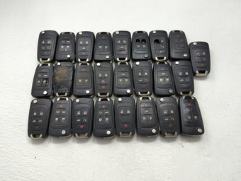 compare product Lot of 25 Chevrolet Keyless Entry Remote Fob MIXED FCC IDS MIXED PART
