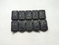 Lot of 10 Chevrolet Keyless Entry Remote Fob MIXED FCC IDS MIXED PART - Oemusedautoparts1.com