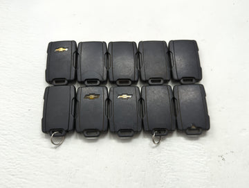 Lot of 10 Chevrolet Keyless Entry Remote Fob MIXED FCC IDS MIXED PART