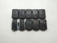 Lot of 10 Chevrolet Keyless Entry Remote Fob MIXED FCC IDS MIXED PART - Oemusedautoparts1.com