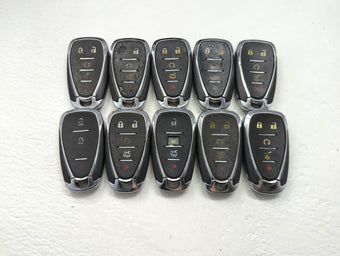 compare product Lot of 10 Chevrolet Keyless Entry Remote Fob MIXED FCC IDS MIXED PART