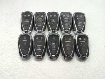Lot of 10 Chevrolet Keyless Entry Remote Fob MIXED FCC IDS MIXED PART - Oemusedautoparts1.com