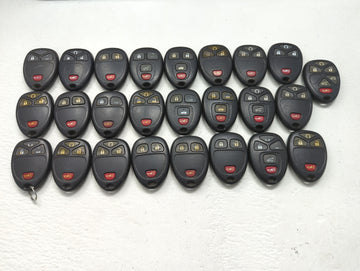 Lot of 25 Chevrolet Keyless Entry Remote Fob MIXED FCC IDS MIXED PART - Oemusedautoparts1.com