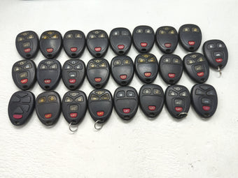 compare product Lot of 10 Chevrolet Keyless Entry Remote Fob MIXED FCC IDS MIXED PART