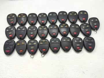 Lot of 10 Chevrolet Keyless Entry Remote Fob MIXED FCC IDS MIXED PART - Oemusedautoparts1.com