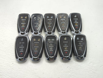 compare product Lot of 10 Chevrolet Keyless Entry Remote Fob HYQ4EA MIXED PART NUMBERS