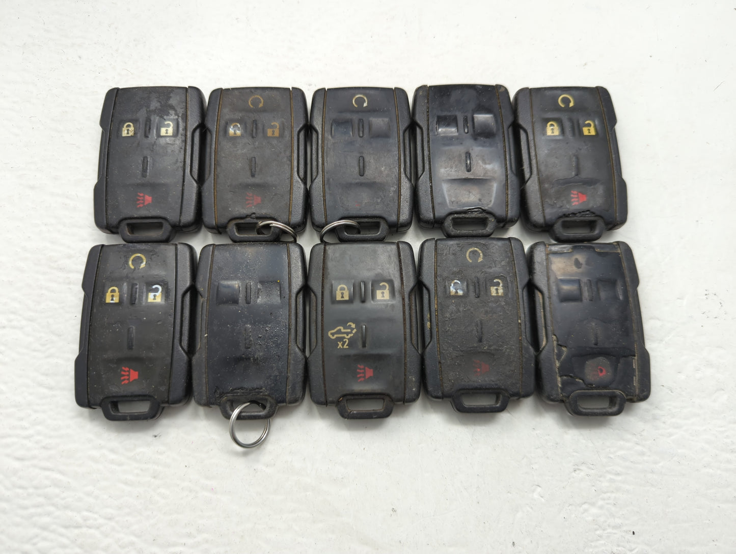 Lot of 10 Chevrolet Keyless Entry Remote Fob M3N-32337100 | - Oemusedautoparts1.com