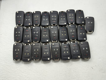 compare product Lot of 25 Chevrolet Keyless Entry Remote Fob MIXED FCC IDS MIXED PART