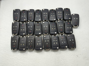 Lot of 25 Chevrolet Keyless Entry Remote Fob MIXED FCC IDS MIXED PART - Oemusedautoparts1.com