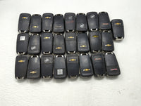 Lot of 25 Chevrolet Keyless Entry Remote Fob MIXED FCC IDS MIXED PART - Oemusedautoparts1.com