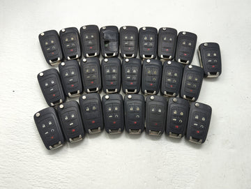 Lot of 25 Chevrolet Keyless Entry Remote Fob MIXED FCC IDS MIXED PART - Oemusedautoparts1.com