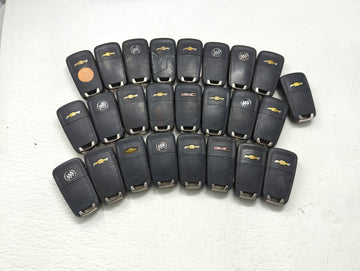 Lot of 25 Chevrolet Keyless Entry Remote Fob MIXED FCC IDS MIXED PART