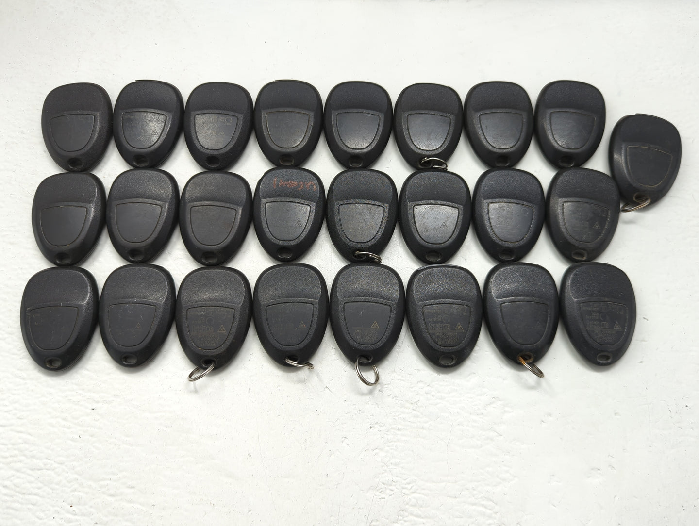 Lot of 25 Chevrolet Keyless Entry Remote Fob OUC60221 - Oemusedautoparts1.com