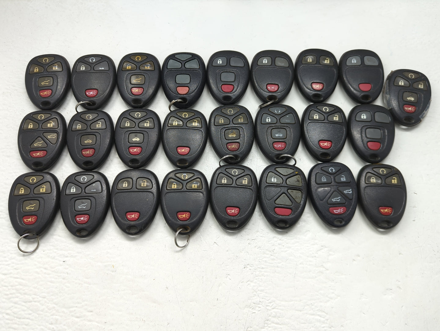 Lot of 25 Chevrolet Keyless Entry Remote Fob OUC60221 | OUC60270 | - Oemusedautoparts1.com