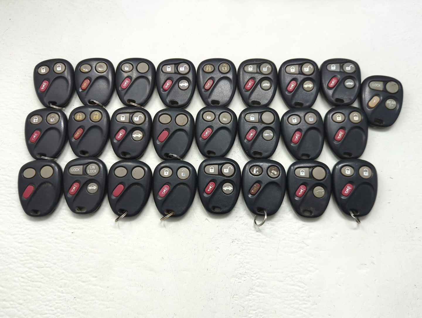 Lot of 25 Chevrolet Keyless Entry Remote Fob MYT3X689B | LHJ011 | - Oemusedautoparts1.com