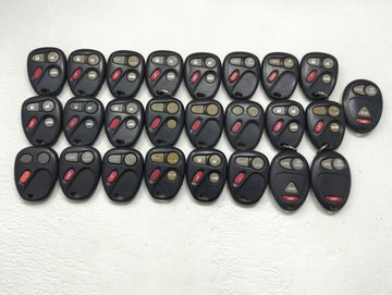 Lot of 25 Chevrolet Keyless Entry Remote Fob MIXED FCC IDS MIXED PART - Oemusedautoparts1.com