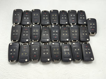 compare product Lot of 25 Chevrolet Keyless Entry Remote Fob MIXED FCC IDS MIXED PART
