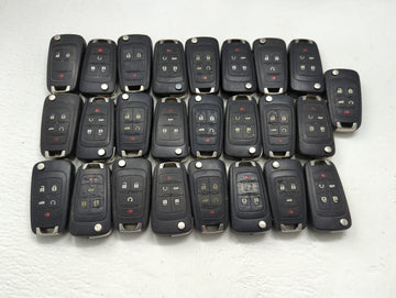 Lot of 25 Chevrolet Keyless Entry Remote Fob MIXED FCC IDS MIXED PART - Oemusedautoparts1.com