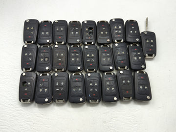 Lot of 25 Chevrolet Keyless Entry Remote Fob MIXED FCC IDS MIXED PART - Oemusedautoparts1.com