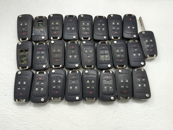 compare product Lot of 25 Chevrolet Keyless Entry Remote Fob MIXED FCC IDS MIXED PART