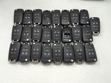 Lot of 25 Chevrolet Keyless Entry Remote Fob KR55WK50073 | OHT01060512 - Oemusedautoparts1.com