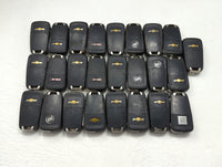 Lot of 25 Chevrolet Keyless Entry Remote Fob AVL-B01T1AC | OHT01060512 - Oemusedautoparts1.com