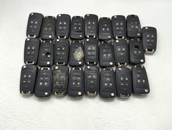 compare product Lot of 25 Chevrolet Keyless Entry Remote Fob MIXED FCC IDS MIXED PART