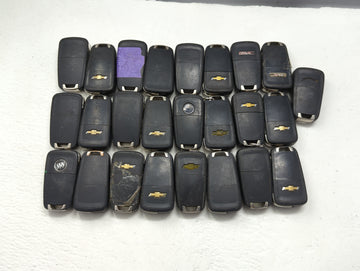 Lot of 25 Chevrolet Keyless Entry Remote Fob MIXED FCC IDS MIXED PART