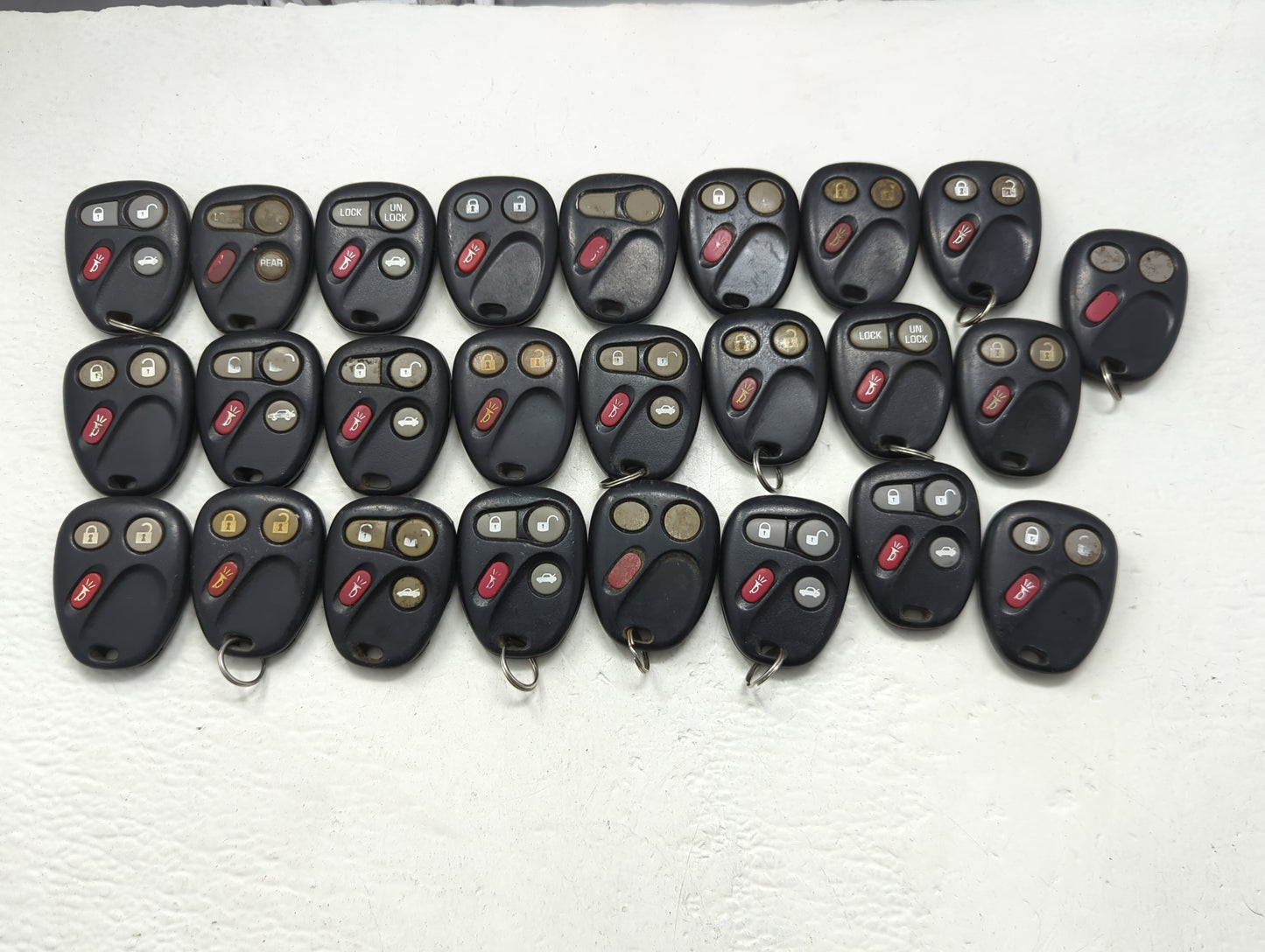 Lot of 25 Chevrolet Keyless Entry Remote Fob - Oemusedautoparts1.com