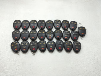 compare product Lot of 25 Chevrolet Keyless Entry Remote Fob OUC60221 MIXED PART NUMBERS 1417932