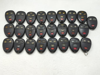 compare product Lot of 25 Chevrolet Keyless Entry Remote Fob OUC60270 MIXED PART NUMBERS