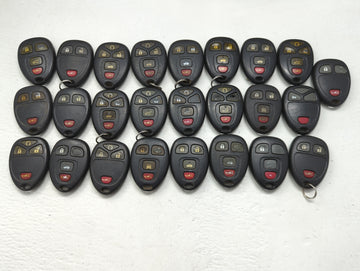 Lot of 25 Chevrolet Keyless Entry Remote Fob OUC60270 MIXED PART NUMBERS - Oemusedautoparts1.com