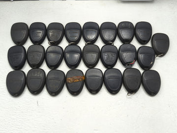 Lot of 25 Chevrolet Keyless Entry Remote Fob MIXED FCC IDS MIXED PART