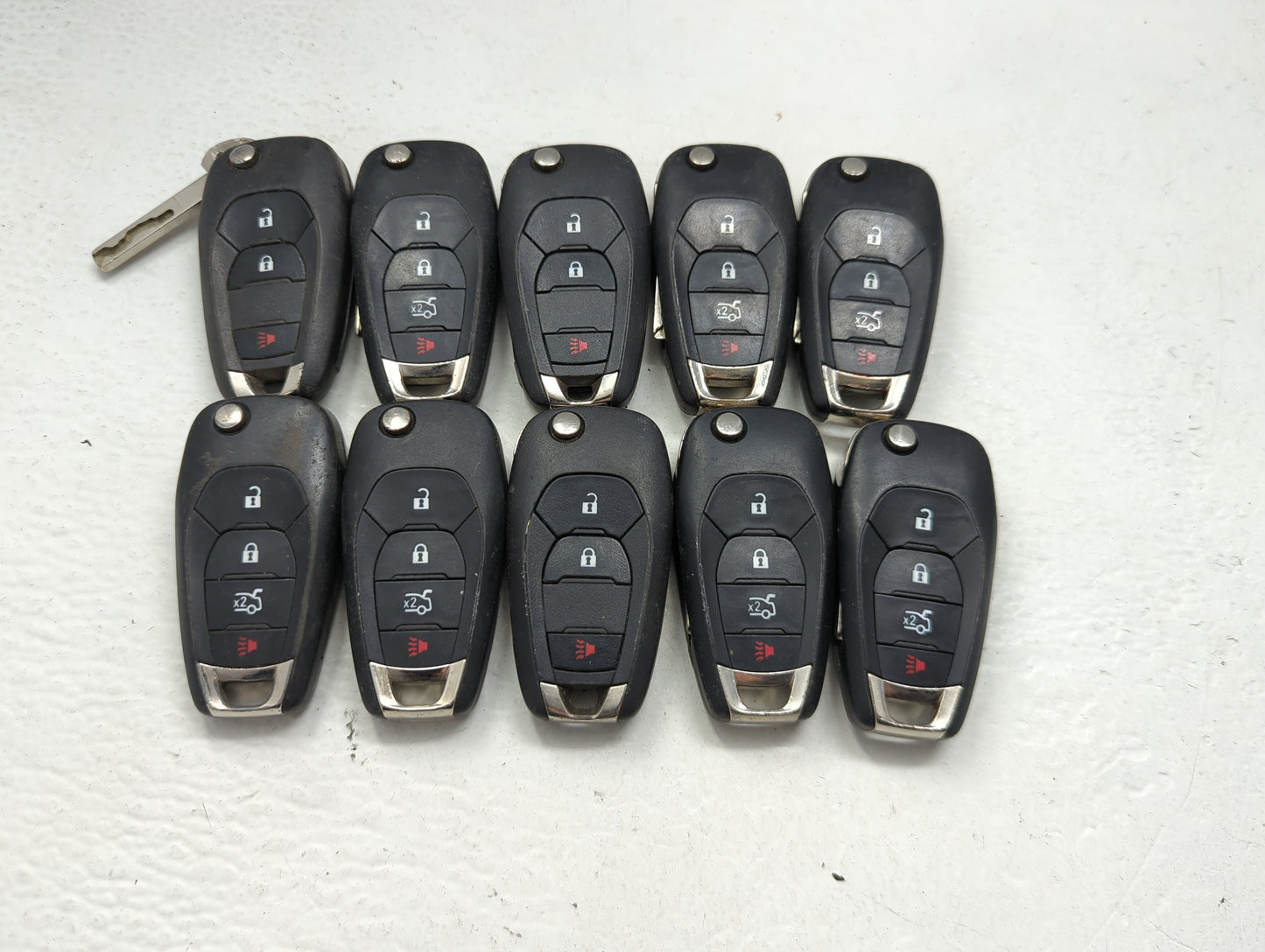 Lot of 10 Chevrolet Keyless Entry Remote Fob LXP-T004 | LXP-T003 MIXED - Oemusedautoparts1.com