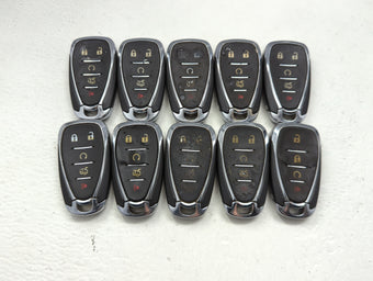 compare product Lot of 10 Chevrolet Keyless Entry Remote Fob HYQ4ES | HYQ4EA MIXED PART
