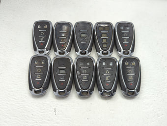 compare product Lot of 10 Chevrolet Keyless Entry Remote Fob HYQ4EA MIXED PART NUMBERS