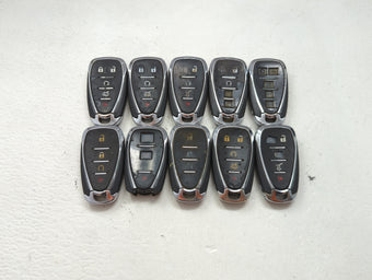 compare product Lot of 10 Chevrolet Keyless Entry Remote Fob MIXED FCC IDS MIXED PART 1476125