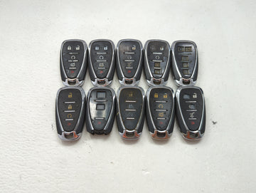 Lot of 10 Chevrolet Keyless Entry Remote Fob MIXED FCC IDS MIXED PART 1476125 - Oemusedautoparts1.com