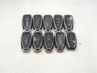 compare product Lot of 10 Chevrolet Keyless Entry Remote Fob MIXED FCC IDS MIXED PART 1476130