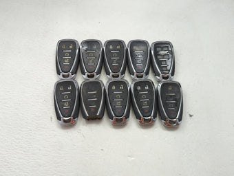 compare product Lot of 10 Chevrolet Keyless Entry Remote Fob MIXED FCC IDS MIXED PART 1476144