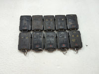 Lot of 10 Chevrolet Keyless Entry Remote Fob MIXED FCC IDS MIXED PART 1476156 - Oemusedautoparts1.com